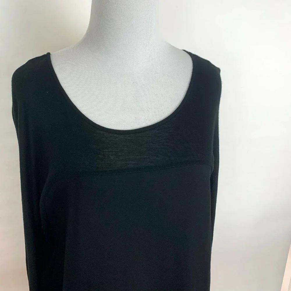 Ann Taylor Long Sleeve Shirt Dress Scoop Neck - Picture 5 of 10